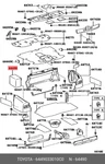 Oe Tray Assy, Luggage Compartment Side, 6449033010C0 For Toyota 64490-33010-C0. Fixed Price $128.26.