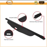 Retractable Tonneau Trunk Security Cargo Cover For Gmc Acadia 2017 2018 2019-23. Fixed Price $92.96.