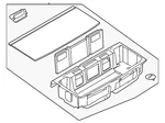 Genuine Nissan Storage Box 84975-6SA0A. Fixed Price $438.71.