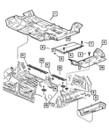 Genuine Mopar Storage Bin Lid Latch 5GK83DX9AB. Fixed Price $45.63.