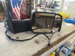 *damaged Sold As Is* Door Mirror Dodge 1500 Rh 13 14 16 17 18 19 20 21 22 23. Fixed Price $175.00.