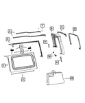 Genuine Mopar Storage Bag 68298539AD. Fixed Price $215.76.