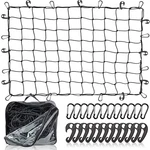 Zuoze Natural Latex Core Cargo Net For Suv Roof Rack 1PC-3'X 4', Black. Fixed Price $34.64.
