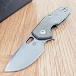 Fox Suru Liner Folding Knife 2.5" Bohler M398 Steel Blade Green Micarta Handle. Fixed Price $109.19.
