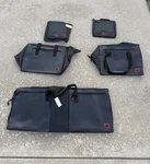 Mercedes-benz Sl R230 03-12 R231 13-17 Rear Shelf Set Of 5 Leatherette Luggage. Fixed Price $875.00.