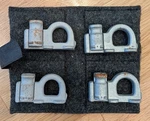Saab 99-05 9-5 Wagon Cargo Track Bolts Hooks Tie Downs. Fixed Price $29.99.