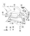 Genuine Mopar Loop Cover 1TK05DX9AB. Fixed Price $11.10.