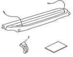 Genuine Honda Cargo Cover Hook 84405-SF4-003. Fixed Price $6.14.