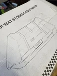 Model Y Under Seat Storage Container Topfit Open Box. Fixed Price $20.00.