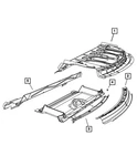 Genuine Mopar Rear Shelf Panel 68037698AH. Fixed Price $349.55.