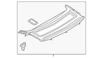 Genuine Volkswagen Package Tray 561-863-413-H-82V. Fixed Price $265.88.