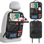Lucmo Backseat Organizer With Tablet 1 Pack Food Tray, Carbon Black. Fixed Price $28.99.