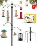 1 Thickness Shepherds Hooks For Outdoor Bird Feeder Pole 78"HEIGHT Wild Stand. Fixed Price $48.93.