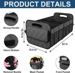 50L Car Trunk Organizer Waterproof Suv Truck Storage, 6-POCKET Travel. Fixed Price $34.99.