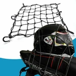 Powertye Black 15"X15" Cargo Net Featuring 6 Adjustable Hooks & Tight 2"X2" New. Fixed Price $15.95.