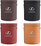 Lexus Garbage Cans For Cars Wine Red/mocha Brown/black/brown Leather Japan New. Fixed Price $162.00.
