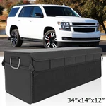Large Trunk Organizer Suv Cargo Fold Up Bag Box Pu Leather For Chevy Tahoe. Fixed Price $65.11.