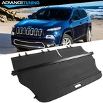 Fits 14-18 Jeep Cherokee Retractable Trunk Cargo Cover Security Shade Black. Fixed Price $72.16.