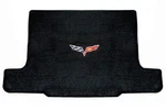 2005-2013 C6 Corvette Coupe Ebony Black Cargo Trunk Mat Crossed Flags Logo. Fixed Price $180.99.