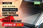 For Ram 1500 2019-2024 Westin Cover Corner Kit Bed Topper. Fixed Price $91.99.