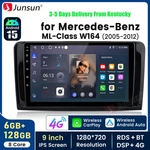 6+128G Carplay ANDROID15 Gps 9"CAR Radio For Mercedes Benz Ml/gl Class W164 X164. Fixed Price $218.49.