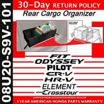 Genuine Oem Honda Cargo Organizer (08U20-S9V-101). Fixed Price $129.55.