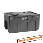 Dee Zee DZ6537P 39" X 27" W 17" Black Plastic Poly Storage Chest. Fixed Price $230.15.