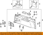Gm Oem 13-26 Ats Quarter Panel Interior Trim-tie Down Bezel 13269366. Fixed Price $28.95.