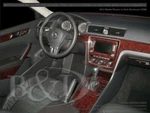 Dash Trim Kit For Volkswagen Passat 16 17 Carbon Fiber Wood Aluminum. Fixed Price $235.45.