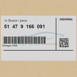 Genuine Bmw 51479166091 - Left Insert. Fixed Price $46.02.