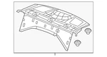 Genuine Honda Tray Rear *G69L* 84505-TS8-A32ZA. Fixed Price $177.15.