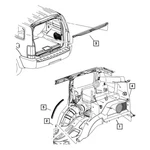 Jeep 55196901AB Rear Tie Down Hook. Fixed Price $26.71.