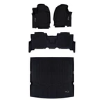 Black 1ST & 2ND Row Floor Liners Extended Cargo For Lincoln Navigator. Fixed Price $258.99.