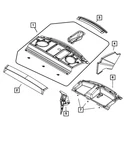 Genuine Mopar Shelf Panel 5008827AE. Fixed Price $133.56.