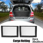 2 Pcs Universal Trunk Seat Back Elastic Mesh Cargo Netting 11.81"X7.87". Fixed Price $14.24.