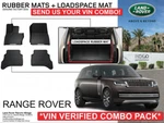 2023- 2024 Range Rover Antimicrobial Rubber Mat Set + Loadspace (oem). Fixed Price $731.09.