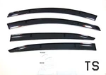 Black Visor Weather Guards Windshield For Mazda 3 5DR Hatchback 2015-16 Genuine. Fixed Price $195.17.