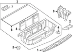 Genuine Nissan Storage Box 84975-6SA0A. Fixed Price $433.34.