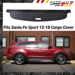 Rear Trunk Retractable Black Cargo Cover Shield Shade For Hyundai Santa Fe 13-18. Fixed Price $76.99.