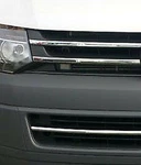 Chrome Upper/lower Grille Trim Covers To Fit Volkswagen T5 Transporter 10-15. Fixed Price $155.81.