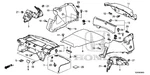 Genuine Honda Tray Rear *YR449L* (cashmere Ivory) 84505-T2A-A31ZA. Fixed Price $109.37.