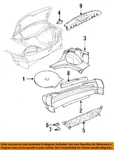 Gm Oem 94-26 Aztek Rear Body Floor Interior Trim-cargo Net Cap 22588415. Fixed Price $54.72.