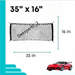 35" X 16" Double Layer Trunk Cargo Net Chevy Corvette C7 2014-2019 Envelope. Fixed Price $15.45.