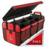 Convertible Large 3 Compartment Suv Trunk Organizer Bed For Trucks Cars. Fixed Price $77.21.