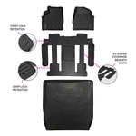 Smartliner Custom Fit Floor Mats Cargo Set Chevrolet Suv (bucket Seats). Fixed Price $280.99.