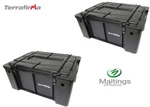 Terrafirma Low Lid Expedition Storage Boxes - TF892 X2. Fixed Price $94.10.