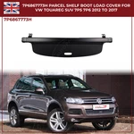 Parcel Shelf Rear For Vw Touareg 7P5 2011 2017 Luggage Cover Black 7P6867773H. Fixed Price $73.40.