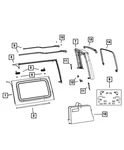 Genuine Mopar Storage Bag 68425487AA. Fixed Price $5.50.