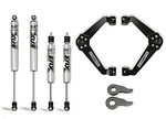Cognito 110-P0753 For 01-10 Gm 2500/3500 3" Leveling Kit W/fox 2.0 Ifp Shocks. Fixed Price $1659.70.