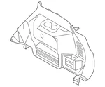 Genuine Nissan Interior Quarter Panel Trim 84951-5HA0A. Fixed Price $425.02.